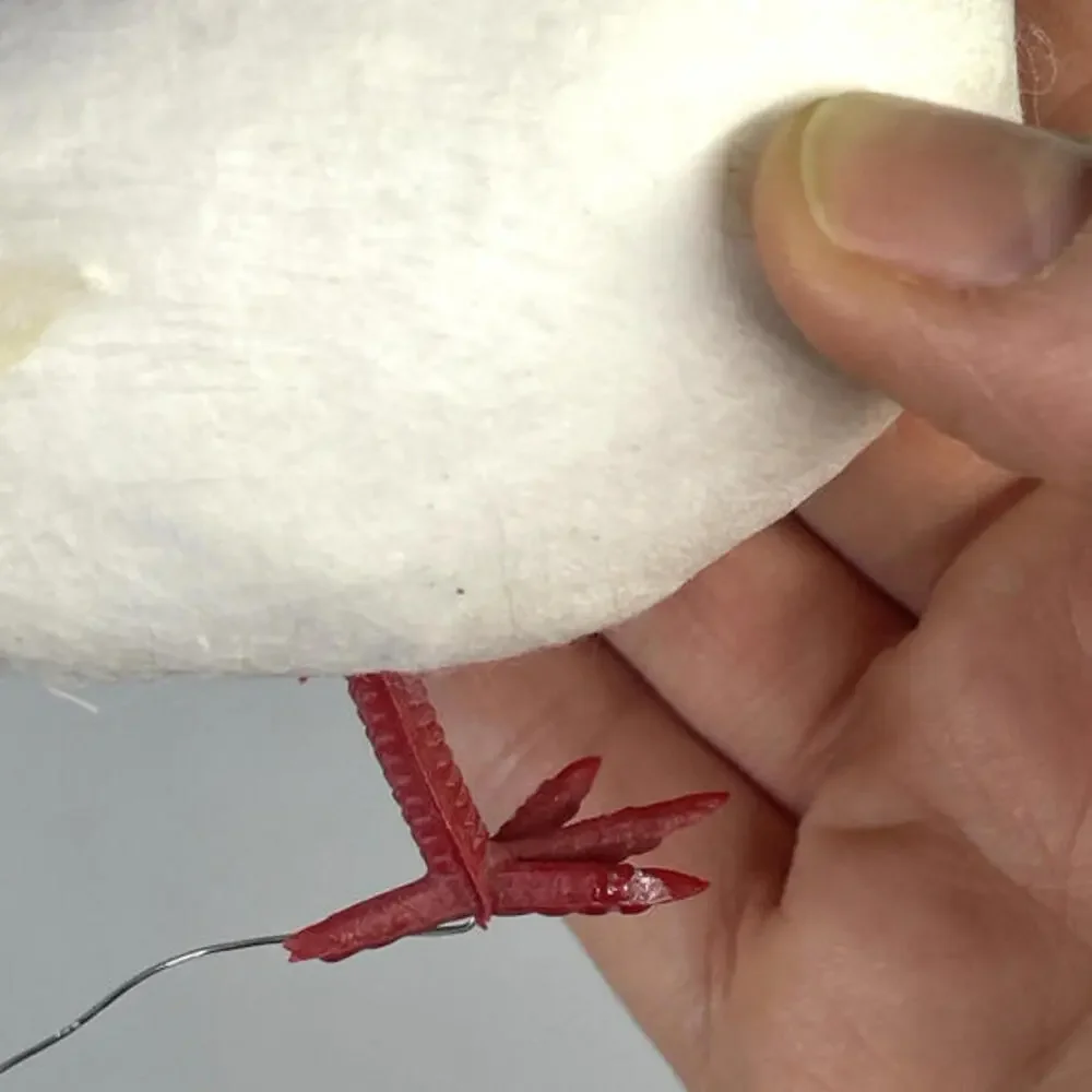 Vintage White Feathered Dove Bird‎ Christmas Tree Ornament 9